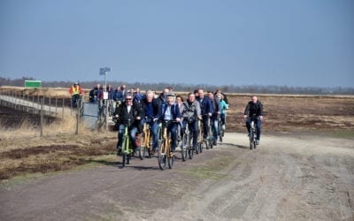 Opening nieuw fietspad in het Dalum-Wietmarscher Moor