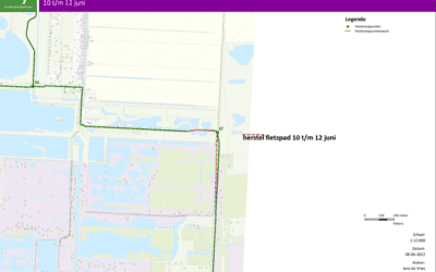 Herstelwerkzaamheden fietspad grenskade 10 t/m 12 juni 2022